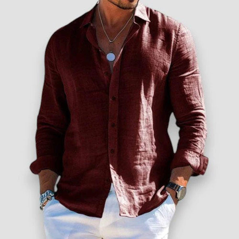 Jaromir | Camicia Elegante in Materiale Traspirante